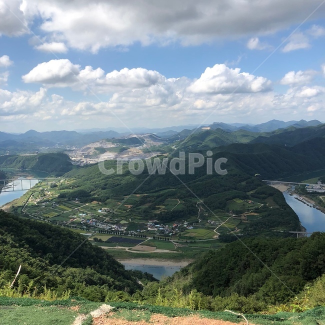 단양,패러글라이딩,산,맑은하늘,하늘,sky,mountain,mountains,danyaung,한국,paragliding,장소