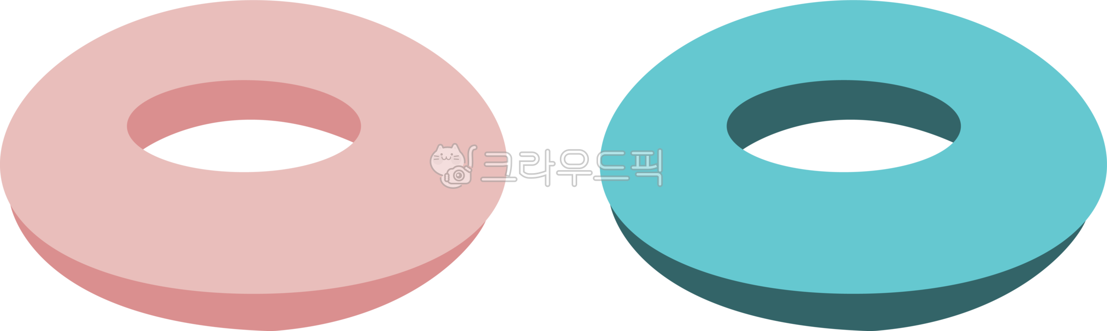 합성도안,물놀이,튜브,여름,단색튜브,png,일러스트,그림