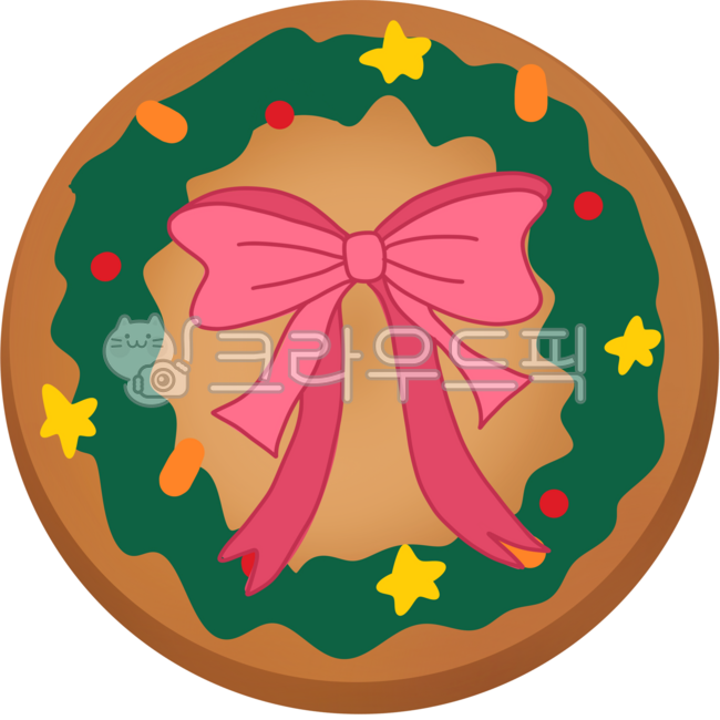 크리스마스,크리스마스쿠키,쿠키,간식,리본