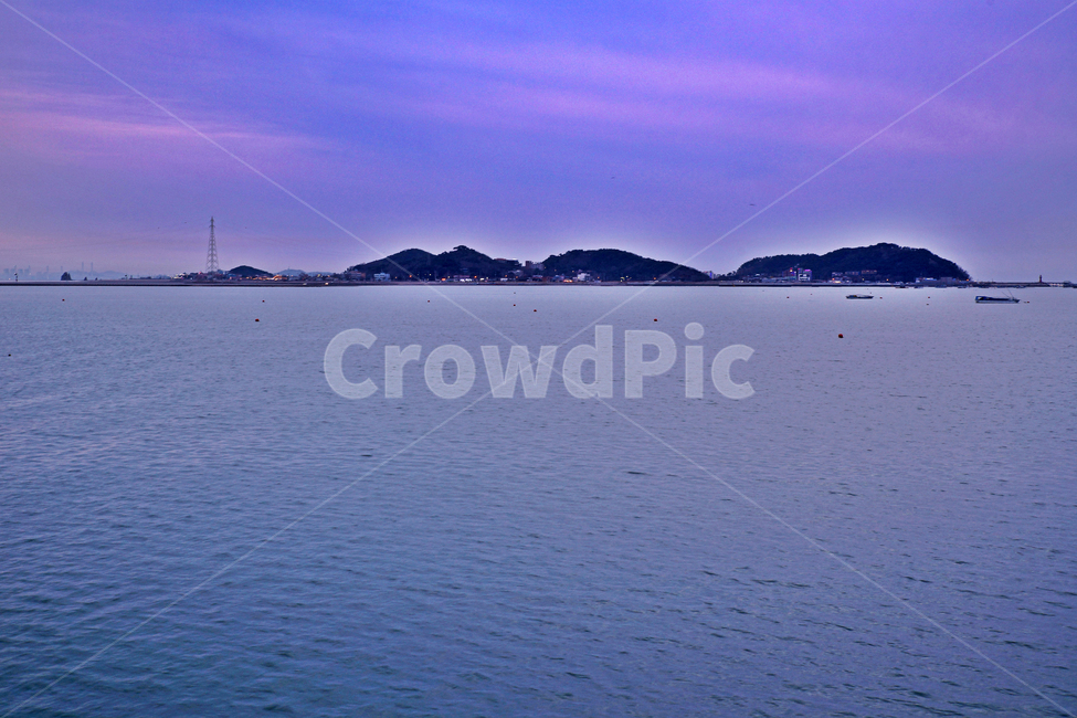 제부도,야경,섬,화성시,바다,계류장,자연,풍경,nature,landscape