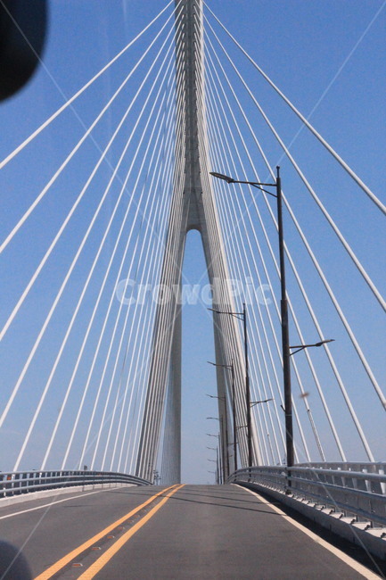 다리,신안,가로등,하늘,bridge