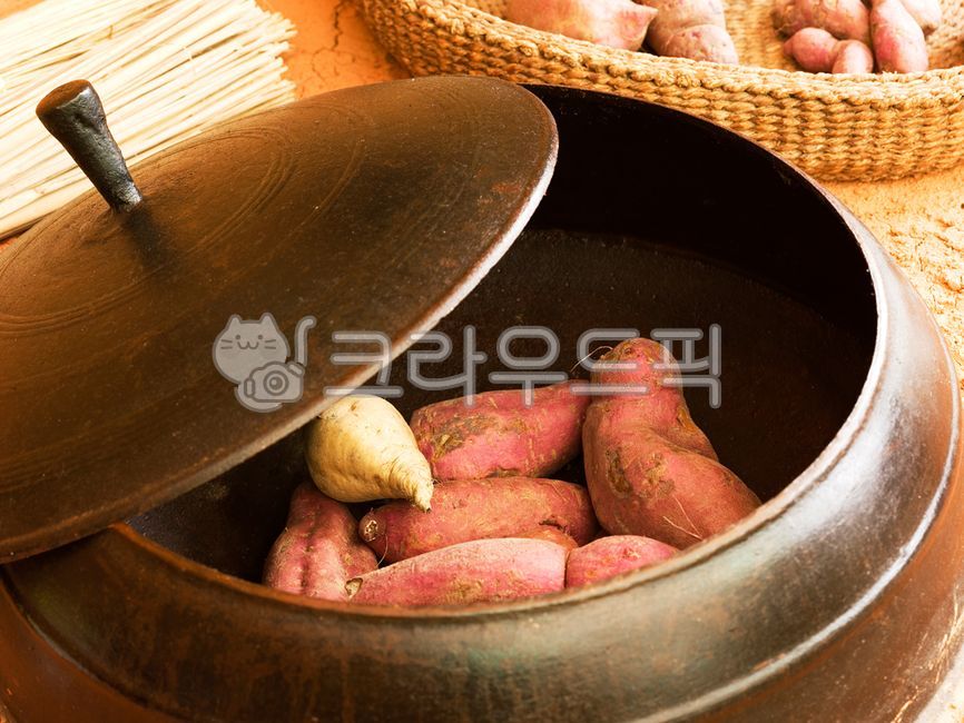 plant,식물,음식,sweetpotato,고구마,vegetable,채소,yam,얌,가마솥