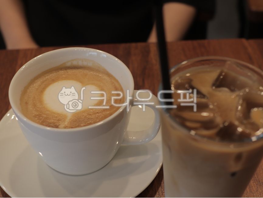food, 음식, 커피, 카페, 카페라떼, 사진,이미지,일러스트,캘리그라피 - loveae작가