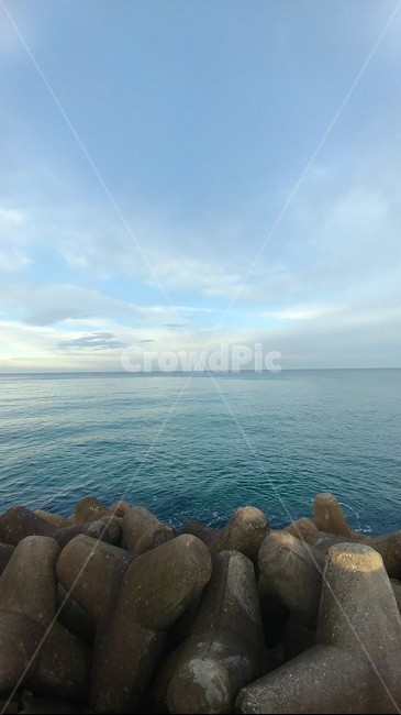 하늘,구름,바다,방파제,수평선,sky,sea,ocean,breakwater,horizontalline,sealine,cloud