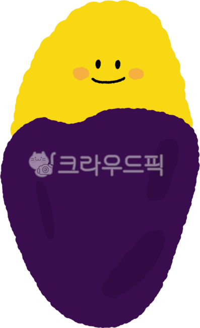 Roasted sweet potato,Roasted sweet potato character,Winter snack,Sweet potato,Sweet potato character,Roasted sweet potato illustration