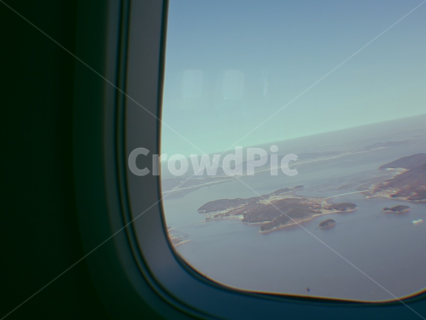 비행기,하늘,바다,섬,gudak,airplane,sky,ocean,island