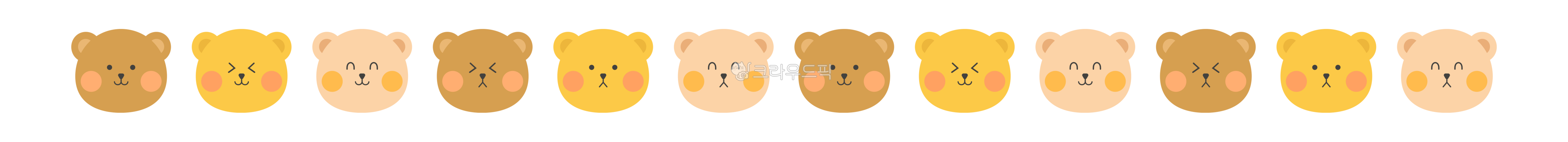 곰,곰라인,곰패턴,곰테두리,곰배경,곰돌이,곰표정,곰얼굴,선,라인,패턴,테두리