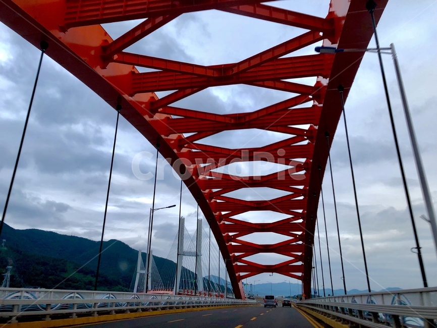 삼천포대교,bridge,다리,풍경,landscape,건축물,건물외관,exterior,building,structure,architecture,construction