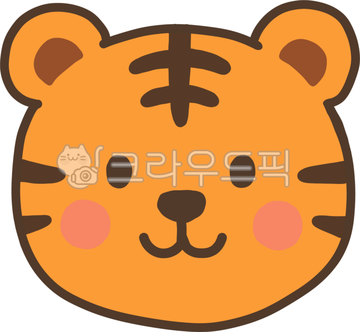 Tiger,National Foundation Day,Dangun myth,tiger,animal,animal character,tiger character,tiger drawing,tiger illustration,hand drawing