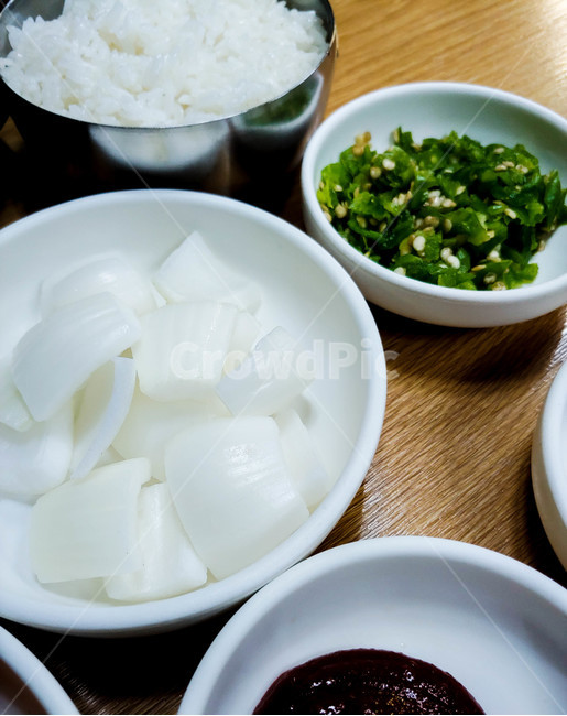 양파,다진고추,밥집,해장국,반찬