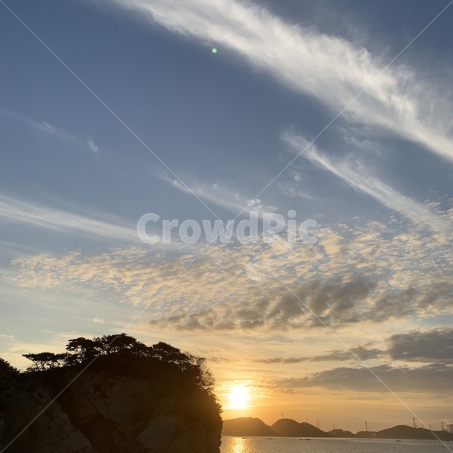 바다,노을,태양,하늘,산,자연,풍경,nature,landscape,light,빛,flare,플레어,outdoors,옥외,sunlight,햇빛