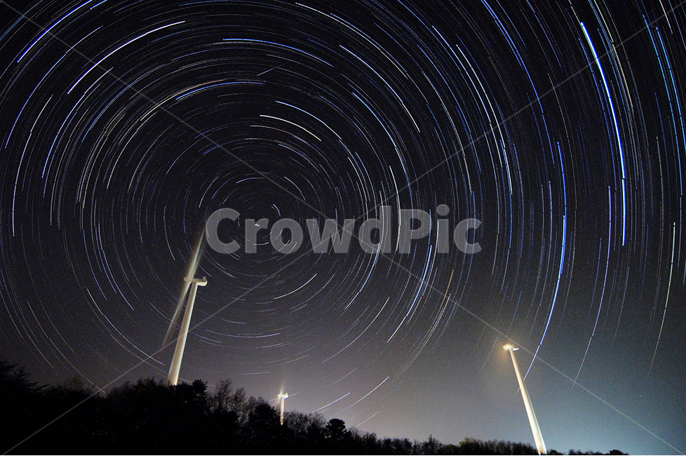 자연,별,풍력발전,야경,별자리,야경,밤,풍경,nightscape,night,landscape,산업,industry,industrial,에너지산업,energy industry,nature,outdoors,옥외