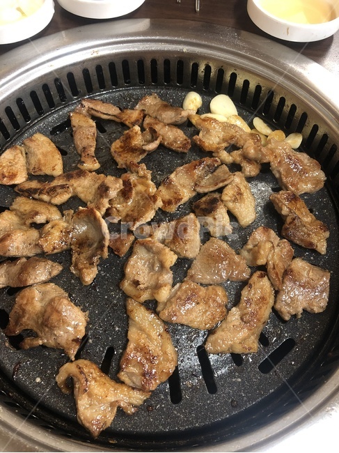 갈비,양념갈비,냉면,양파절임,파절임,갈비집,육쌈냉면,돼지고기,food,음식,bbq,바베큐