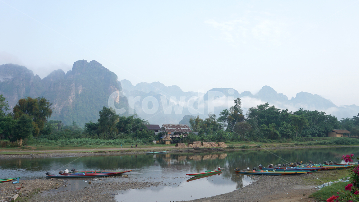 라오스,방비엥,풍경,동남아,외국,세계,산,강,laos,vangvieng,foreign,world,자연,풍경,nature,landscape,해외,외국,세계,foreign,oversea,world,세계자연풍경,해외자연풍경,외국자연풍경,world nature landscape,rowboat,노 젓는 배,vehicle,차량,boat,보트,transportation,교통