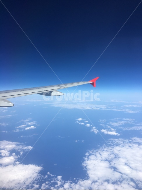 날개,하늘,항공기,비행,여행,해외여행,구름,파란색,교통,교통수단,traffic,transportation