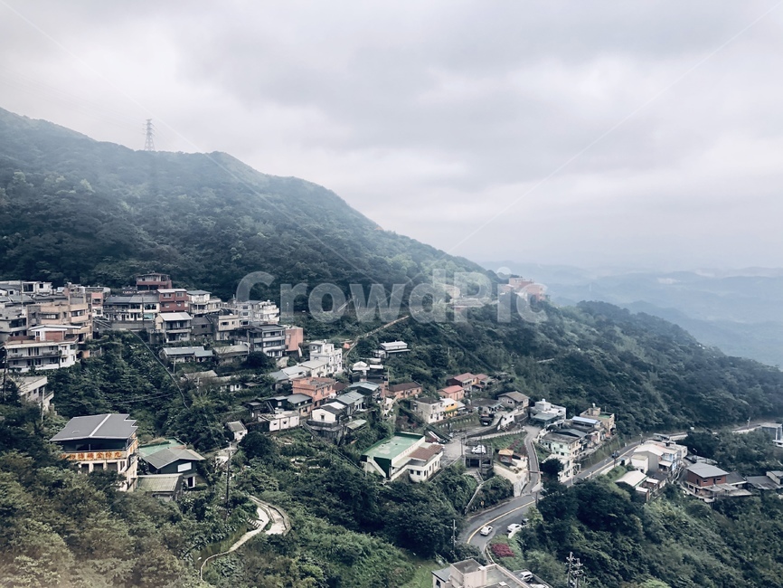자연,경치,풍경,마을,산