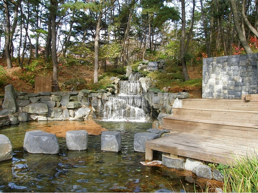 대학교,캠퍼스,인공폭포,풍경,연못,landscape,pond,rock,water,자연,풍경,nature,landscape,물,outdoors,옥외