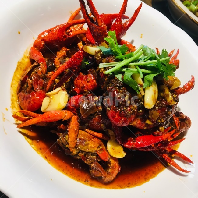 해산물,게,꽃게,씨푸드,seafood,매운음식,중국음식,마라