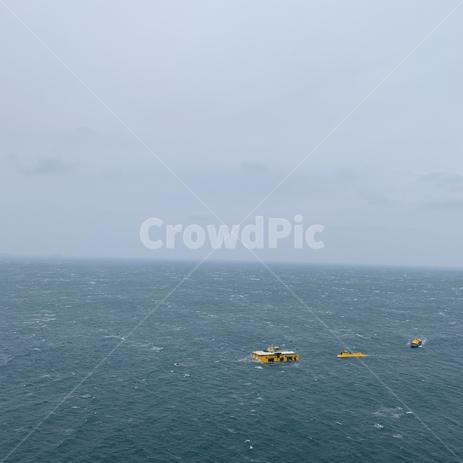 바다,잠수함,하늘,물,sea