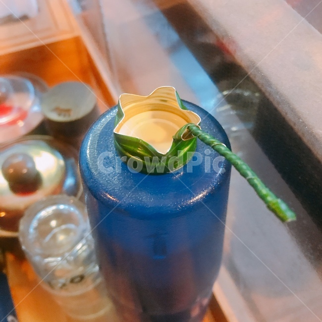 병뚜껑,소주,술자리,별,모양