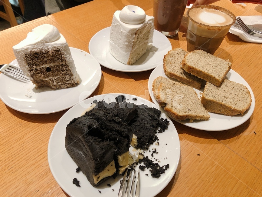 케이크,cake,디저트,음식,food,식빵,흑임자,커피,coffee,얼그레이