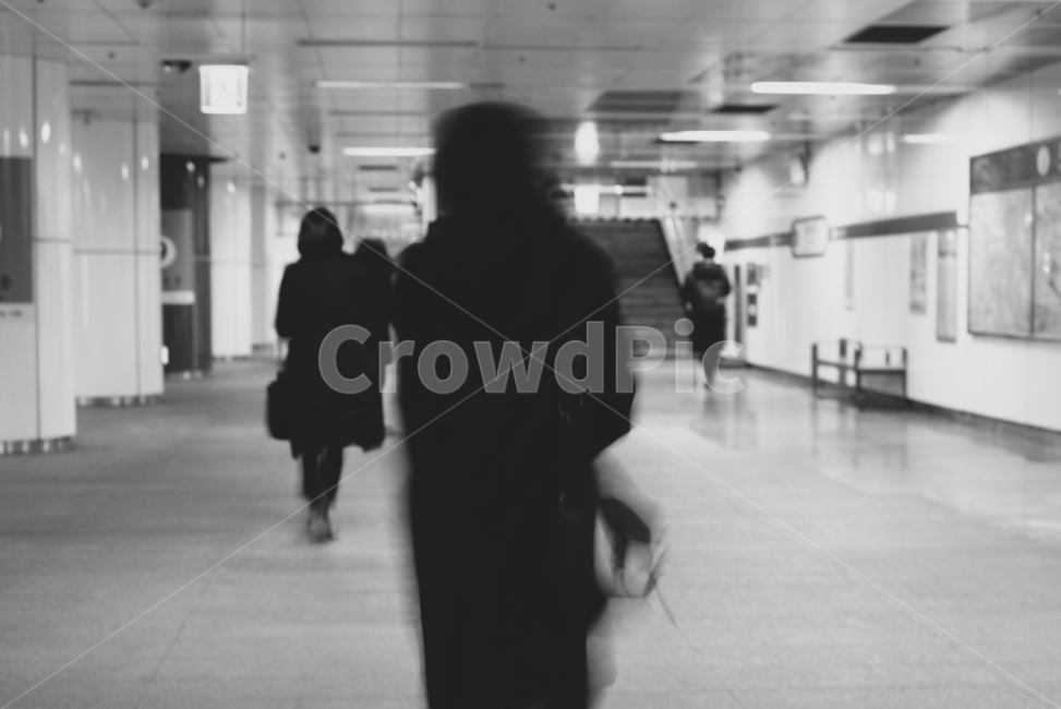 실루엣,그림자,지하철,흑백,고독,사람들,대중,군중,other people,crowd,인물실루엣,사람실루엣,character silhouette,human silhouette,감성,sensible,feeling,고독함,외로움,쓸쓸함,우울함,슬픔,lonely,solitary,흑백,모노톤,monochrome,black and white,human,인간,person,사람,pedestrian,보행자