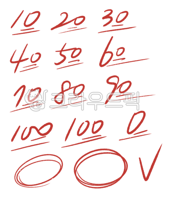 ,red circle,red ballpoint pen,grading,arrow,asterisk,red check,book,check,red triangle,For grading,red pencil,point,Colored pencil grading,red numbers,colored pencil numbers,Grading test papers,score,Publishing,red line,test score,question mark