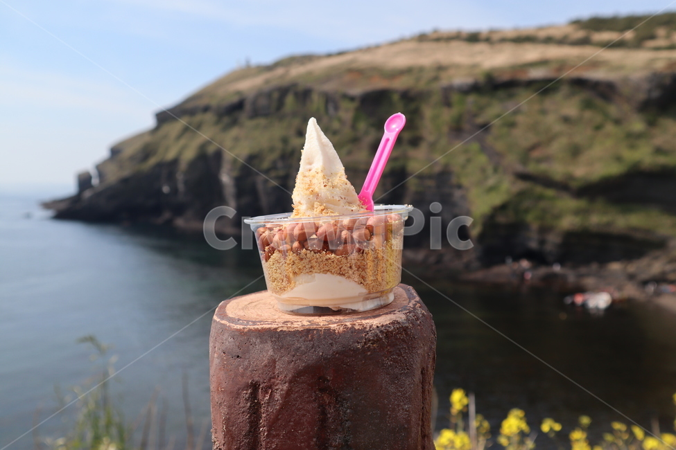 우도,아이스크림,땅콩아이스크림,자연,풍경,제주도,jeju,jejuisland,제주풍경,봄,spring,sea,바다,제주바다,icecream,맛집,식재료,간식,후식,dessert,디저트,해변,beach