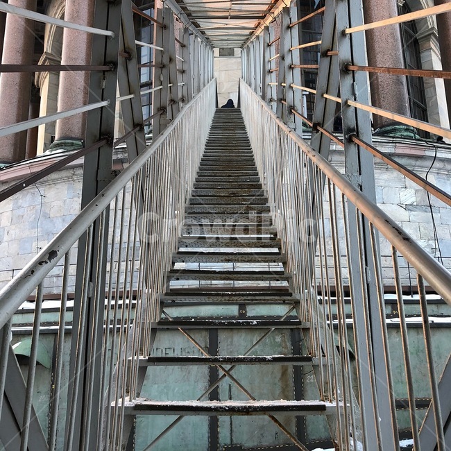 계단,전망대,성이삭성당,상트페테르부르크,철계단,러시아,오르막계단,russia,stair,건축물,건물외관,exterior,building,structure,architecture,construction