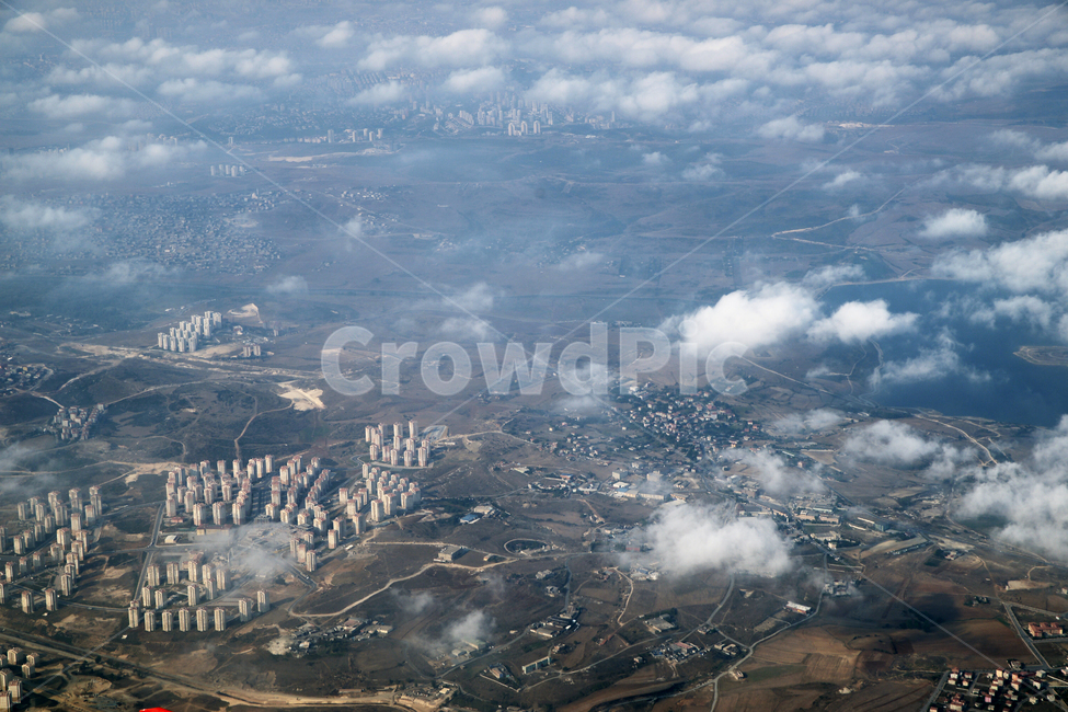 nature,자연,outdoors,landscape,경치,scenery,풍경,조감도,aerialview,하늘,구름,아파트,집,apartment,house,길,도로,road,호수,lake,skyview,항공사진,터키,이스탄불,turkey,istanbul,aerialphotograph