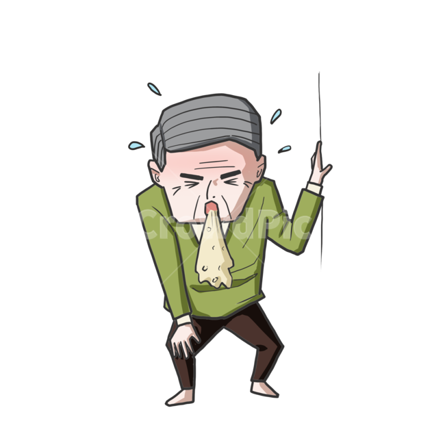 comics,만화,증상,메디컬,의학,symptoms,일러스트,png,toon,땀,구토,남자,나이,할아버지,소화불량,누끼,remove background