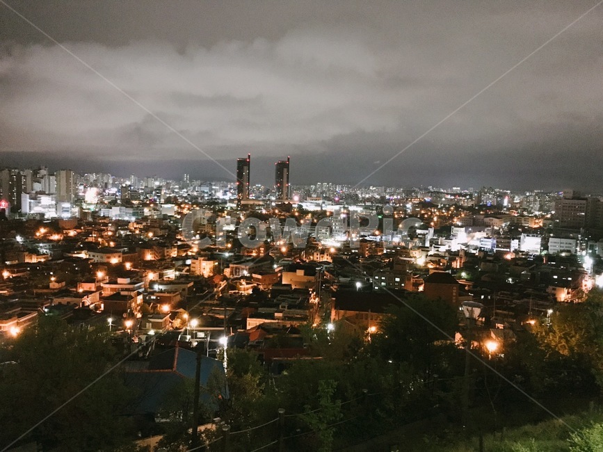 야경,대전,도시의밤,밤,불빛,대전역,하늘공원,대전하늘공원,밤하늘