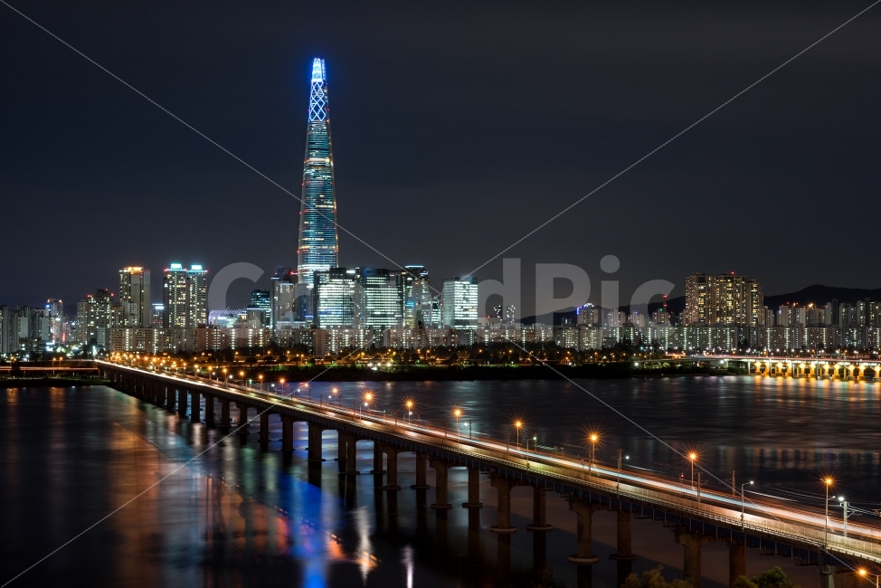 야경,landscape,nightview,nightscape,올림픽대교,한강시민공원,테크노마트,하늘공원,롯데월드타워,도시,풍경,city,landscape,야경,밤,nightscape,night,water,물,waterfront,워터 프론트