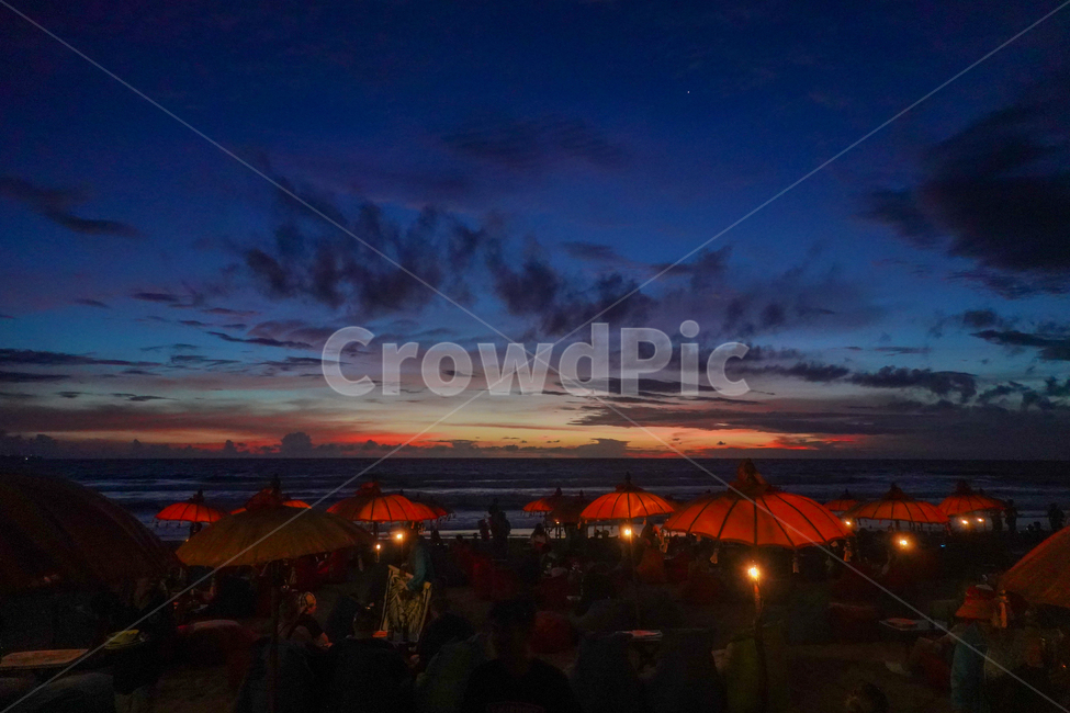 노을,하늘,구름,여름밤,해변,발리,해변,바다,beach,sea