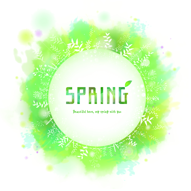 나뭇잎,프레임,봄,배경,백그라운드,봄,계절,spring,season,그래픽,일러스트레이션,graphic,illustration,art,미술,green,초록,floral design,플로랄 디자인,pattern,무늬