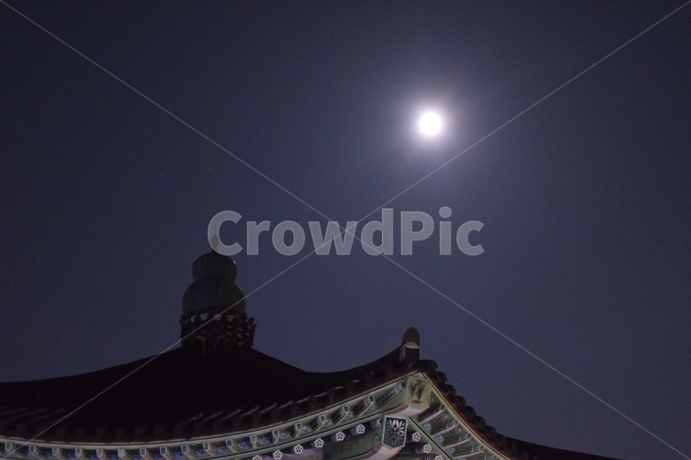 팔각정,밤,하늘,달,moon,night,한국전통,한국문화,korean traditional,korean culture