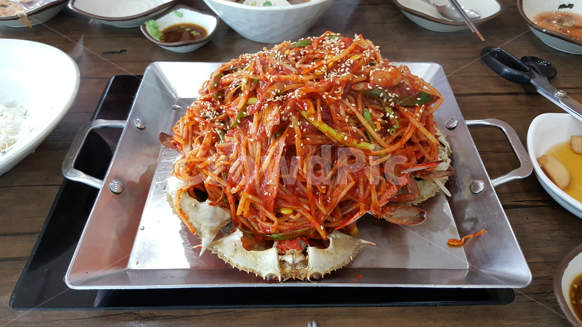 게,게요리,게범벅,매콤한,매운음식,음식,food,spicy,bluecrab,한국음식,koreafood,한식
