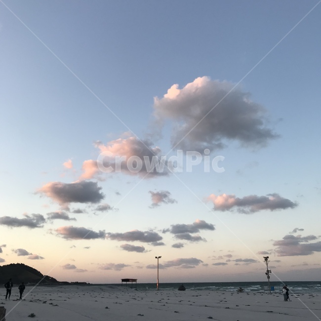 제주도,하늘,바다,노을,구름