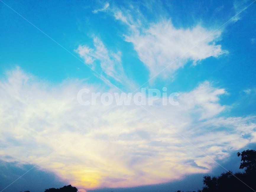 풍경,하늘,sky,구름,노을