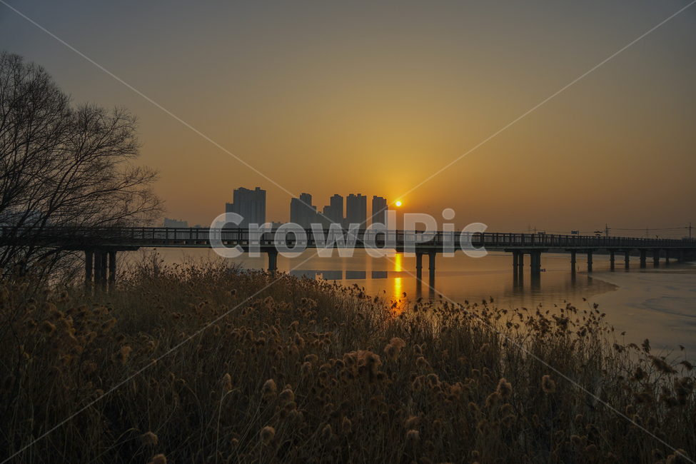 애돋이,일출,여명,호수,얼음판,얼음,건물,풍경,감성,도시,풍경,city,landscape,한국도시풍경,한국도시경관,korea cityscape,water,물,waterfront,워터 프론트,port,포트,dock,독,pier,교각