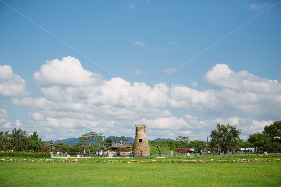 경주,첨성대,구름,하늘,잔디,감성,자연,풍경,nature,landscape,랜드마크,landmark,tourist attraction,한국전통,한국문화,korean traditional,korean culture,grass,plant,식물,outdoors,옥외,grassland,목초지,field,들