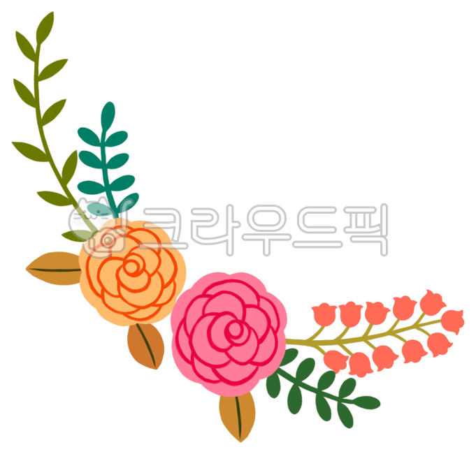 디자인소스,꽃,꽃일러스트,플로랄디자인,일러스트,일러스트레이션,스티커,누끼,다이어리꾸미기,다이어리,다꾸,illust,illustration,rose,flower,floraldesign