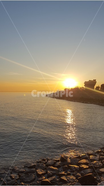 바다,노을,석양,해질녘,인천바닷가,자연,풍경,nature,landscape,한국자연풍경,한국자연경관,korea nature landscape,flare,플레어,light,빛,outdoors,옥외