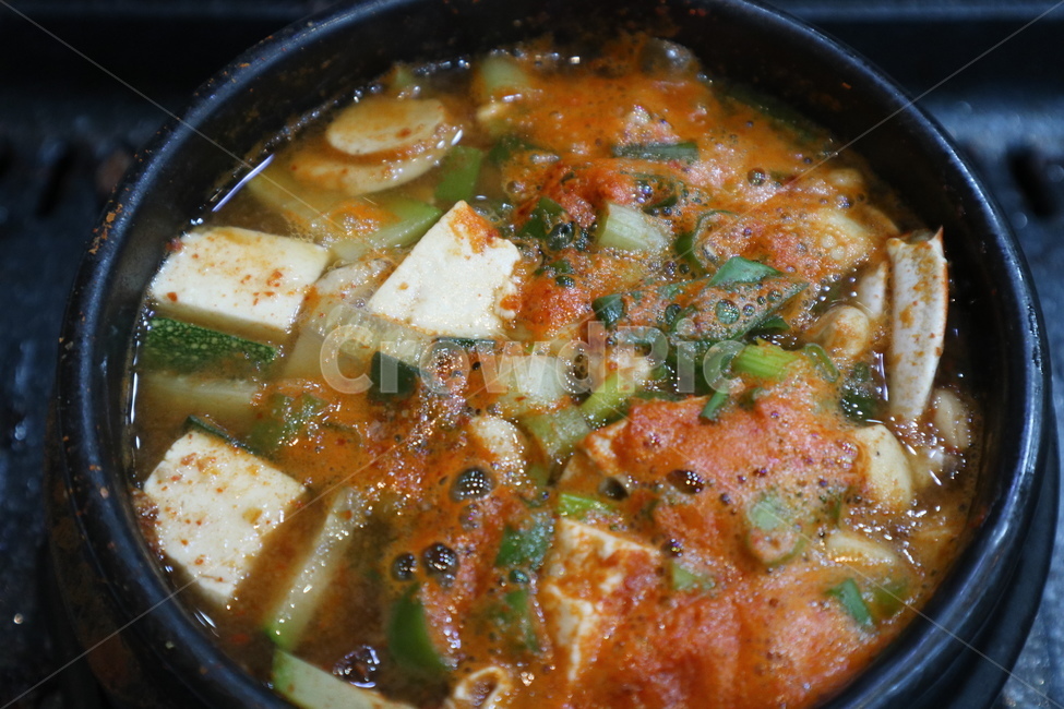 된장찌개,국,두부,한국음식,한식,국물