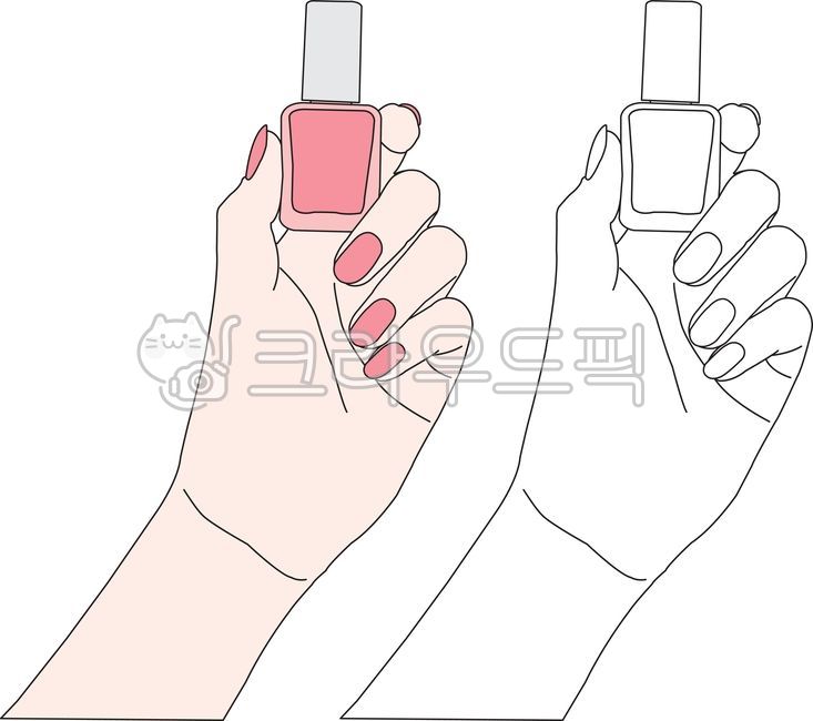 네일일러스트,네일,네일아트,네일폴리쉬,네일벡터,네일스케치,매니큐어,핑크네일,네일아트디자인,손,핸드,손가락,일러스트,손그림,젤네일,핑크네일아트,네일병,핑크젤네일,손스케치