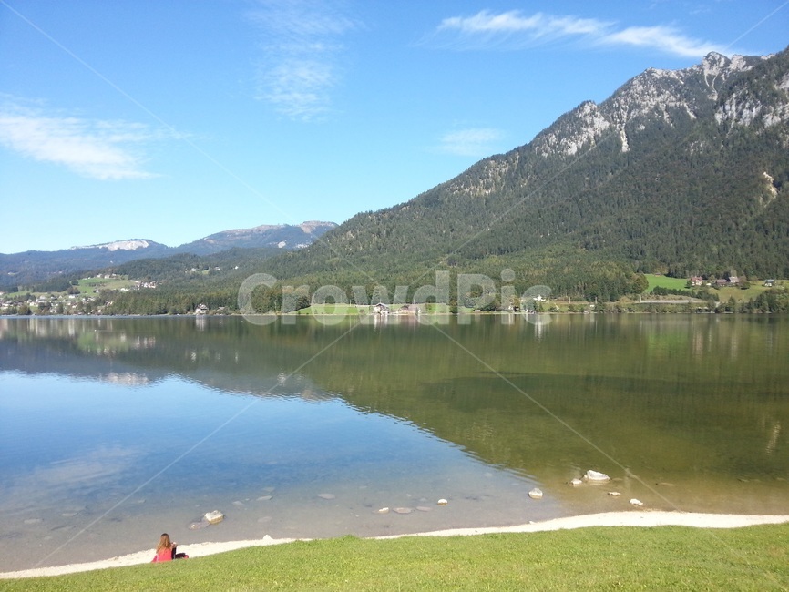 오스트리아,할슈타트,하늘,호수,시골,republicofaustria,hallstatt,österreich,해외,외국,관광지