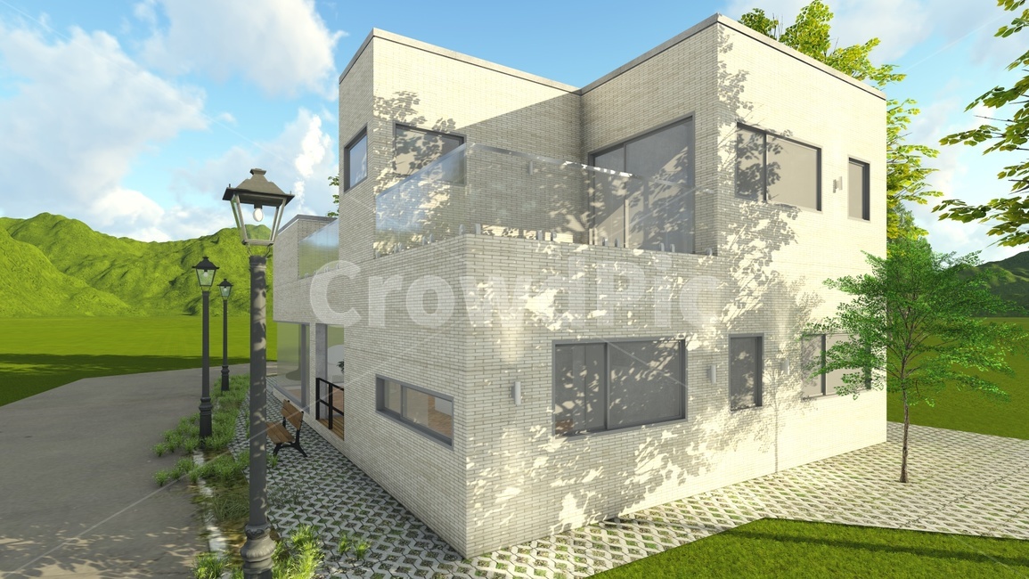 white brick,concept,exterior,sketchup,construct,house,building,interior,Modern interior,3d,modernhouse,modern design,design,construction,Modern country house,architecture,Building exterior,modern house,interior design,Eastern,country house