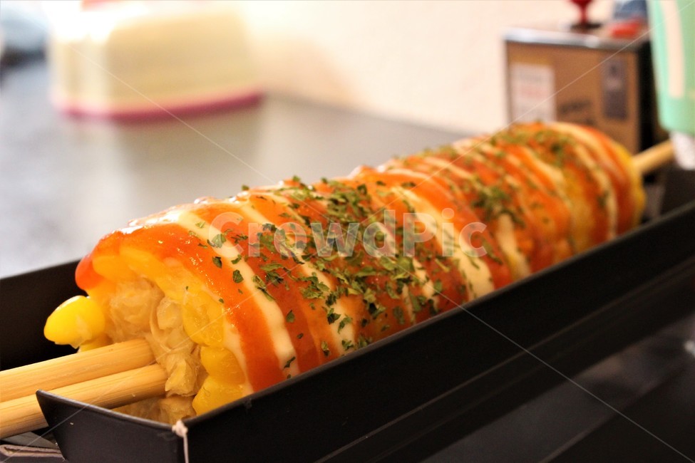 식당,레스토랑,분위기,색감,옥수수,간식,snack,food,음식