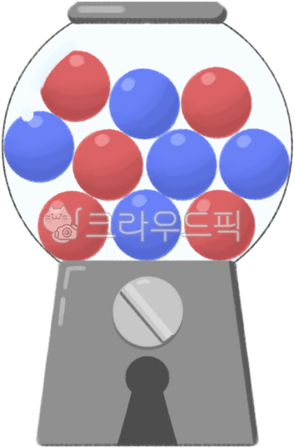 자판기,풍선껌,파랑,빨강,빈티지,캡슐,뽑기,팀,팀뽑기,캡슐뽑기,랜덤뽑기,오징어게임,추억,추억의뽑기