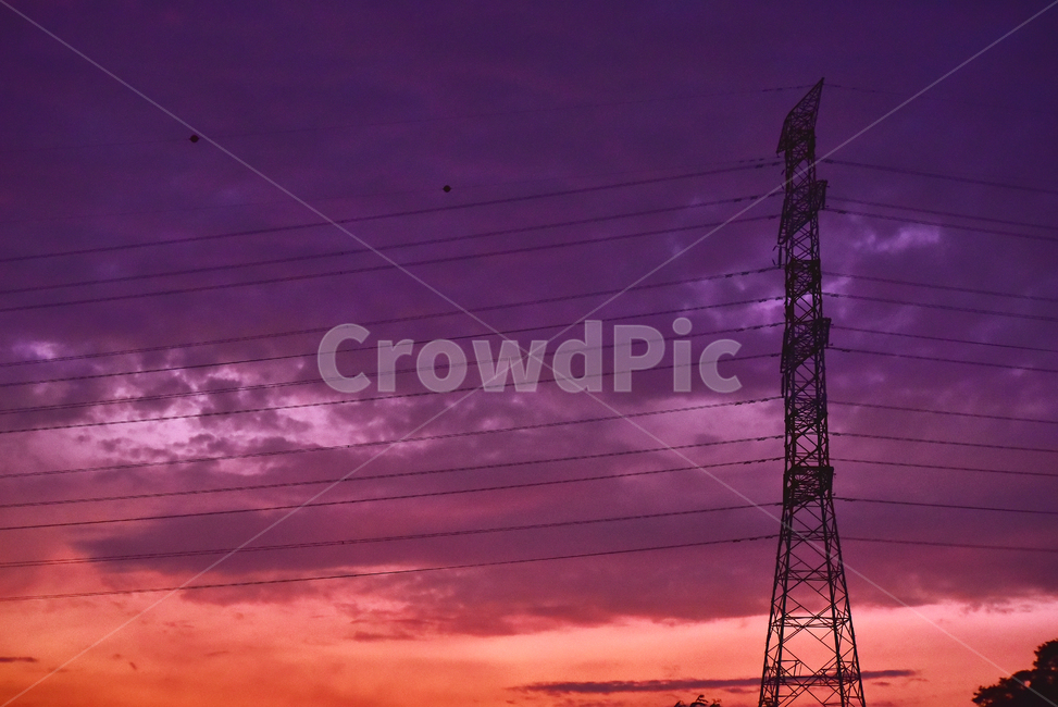 에너지송전탑,고압선,노을,석양,전력,철탑,sunset,해질무렵,저녁노을,풍경,background,배경,바탕,백그라운드,분홍색,전선,핑크색,색감,감성,분위기,feeling